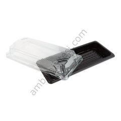 Sushi Orta Boy 90x216x25 Mm Kap+Kapak 50 Adet