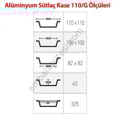 Alüminyum Sütlaç Kase 100 Adetli