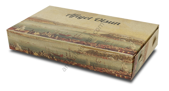 Baklava Kutusu 500gr. 100adet İstanbul Baskılı