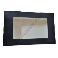 Pencereli Konik Kutu 11x24x6,5 cm 100 Adet